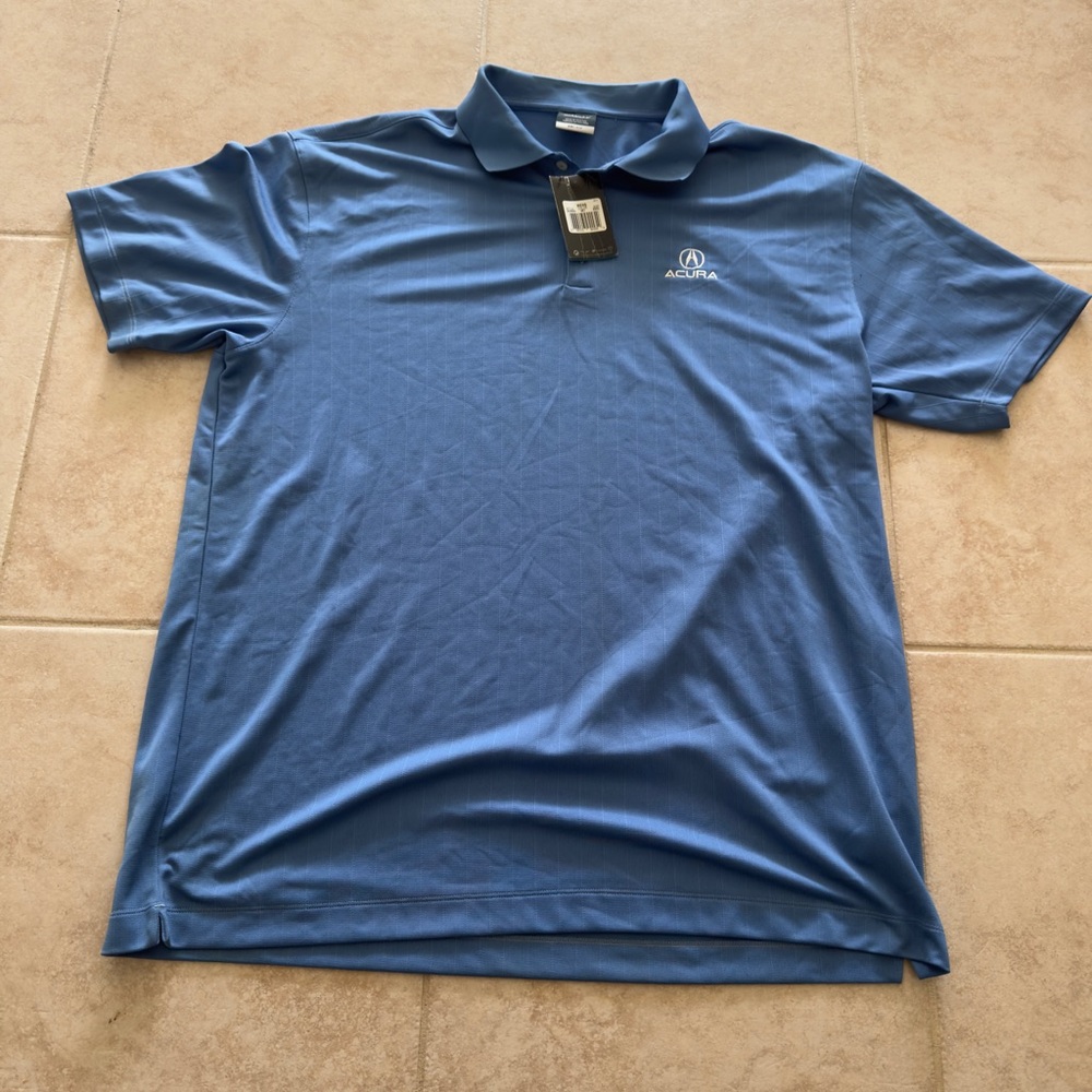 Nike golf dri-fit  Blue Men's Polo Shirt